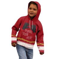 Feel The Joy Christmas Kid Hoodie Xmas Holiday Patterns - Wonder Print Shop
