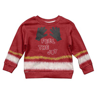 Feel The Joy Christmas Kid Ugly Christmas Sweater Xmas Holiday Patterns - Wonder Print Shop