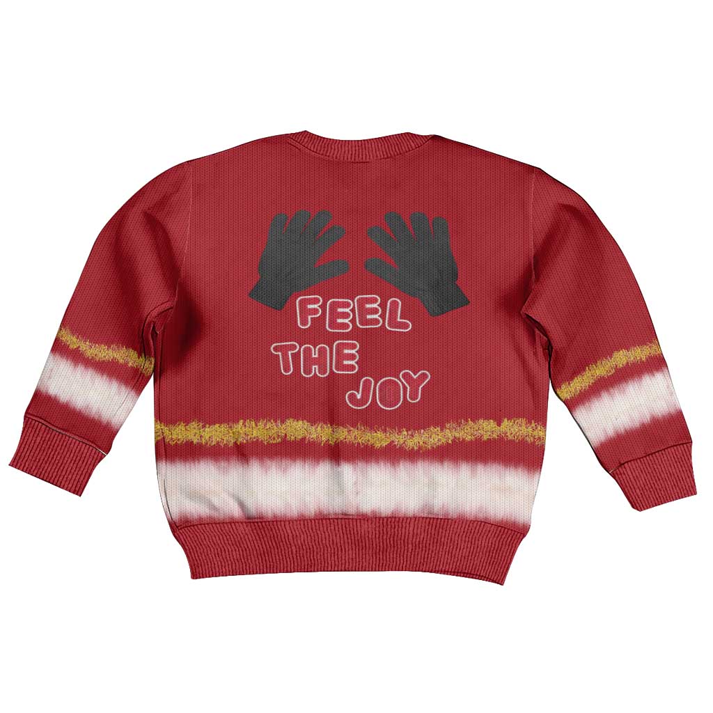 Feel The Joy Christmas Kid Ugly Christmas Sweater Xmas Holiday Patterns - Wonder Print Shop
