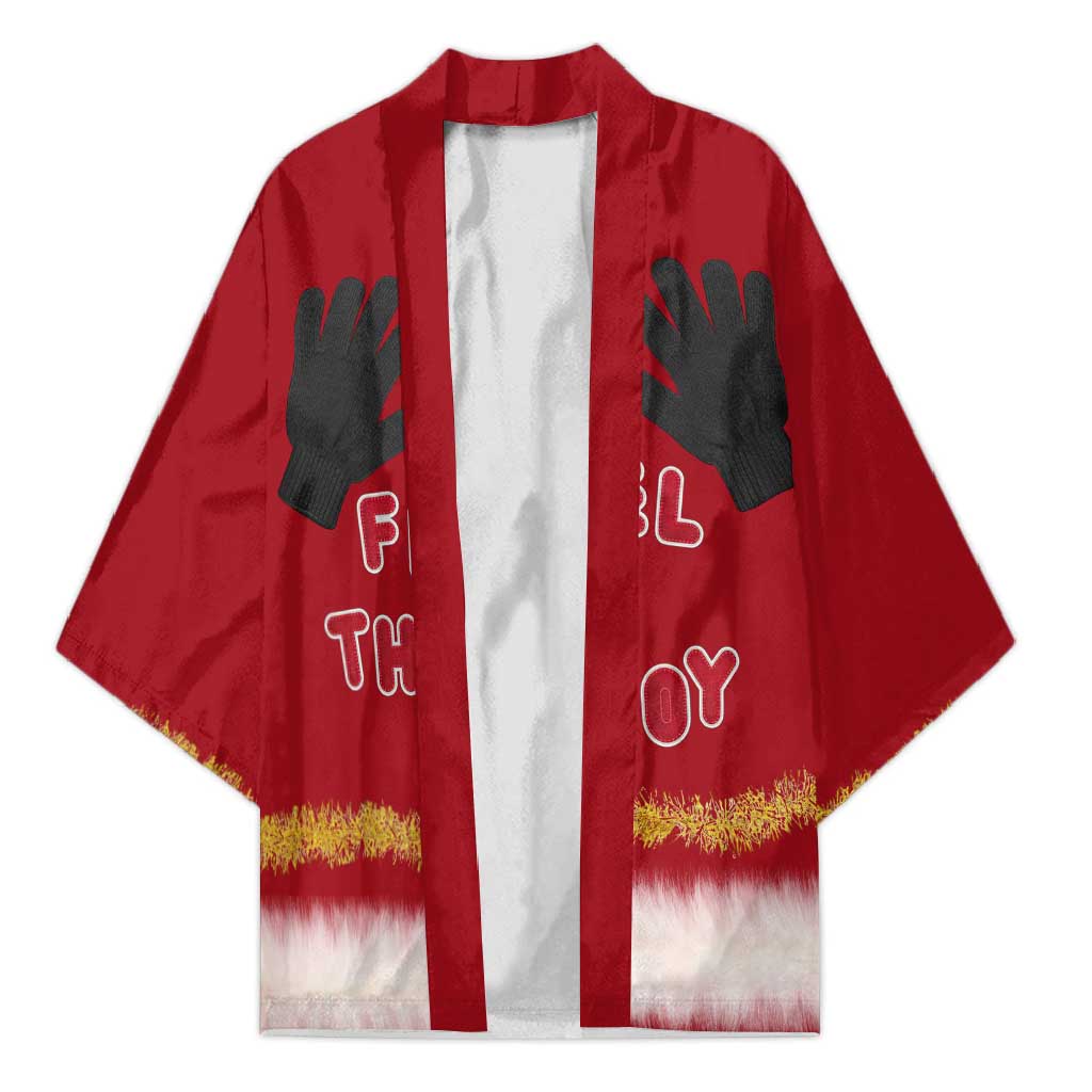 Feel The Joy Christmas Kimono Xmas Holiday Patterns - Wonder Print Shop