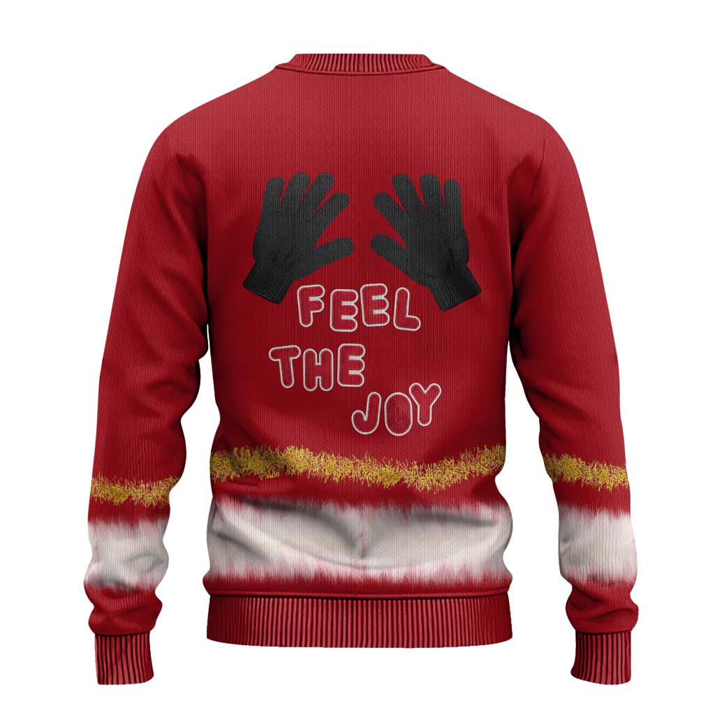 Feel The Joy Christmas Ugly Christmas Sweater Xmas Holiday Patterns - Wonder Print Shop