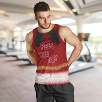 Feel The Joy Christmas Men Tank Top Xmas Holiday Patterns - Wonder Print Shop