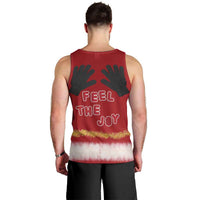 Feel The Joy Christmas Men Tank Top Xmas Holiday Patterns - Wonder Print Shop