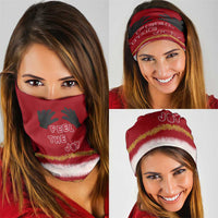 Feel The Joy Christmas Neck Gaiter Xmas Holiday Patterns - Wonder Print Shop