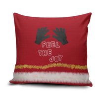 Feel The Joy Christmas Pillow Cover Xmas Holiday Patterns - Wonder Print Shop