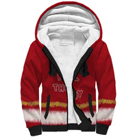 Feel The Joy Christmas Sherpa Hoodie Xmas Holiday Patterns - Wonder Print Shop