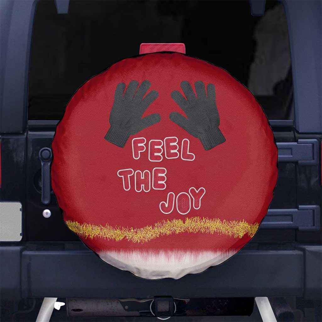 Feel The Joy Christmas Spare Tire Cover Xmas Holiday Patterns - Wonder Print Shop