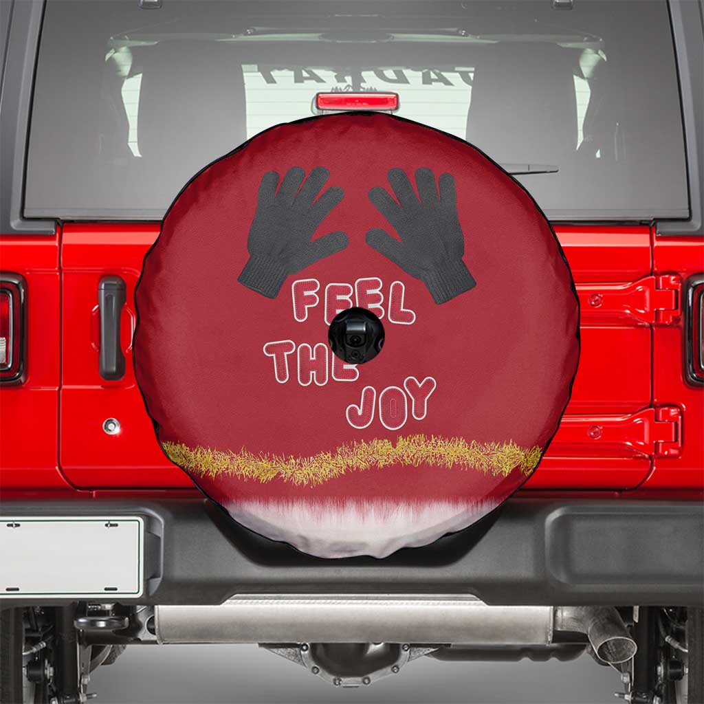 Feel The Joy Christmas Spare Tire Cover Xmas Holiday Patterns - Wonder Print Shop