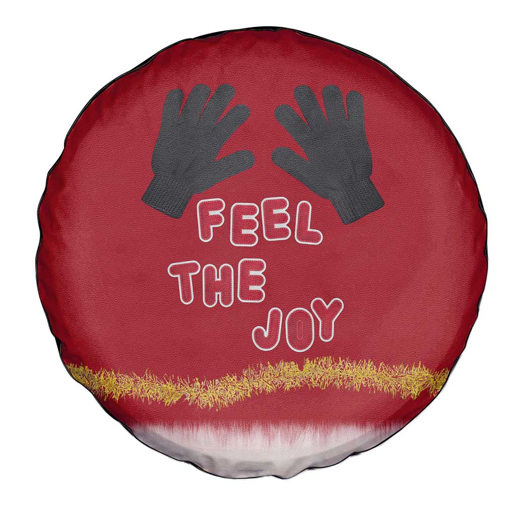 Feel The Joy Christmas Spare Tire Cover Xmas Holiday Patterns - Wonder Print Shop