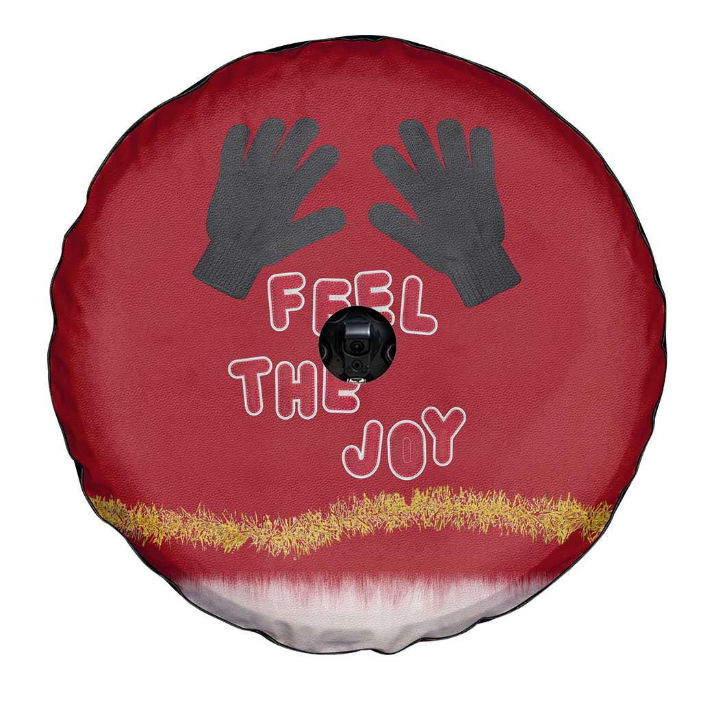 Feel The Joy Christmas Spare Tire Cover Xmas Holiday Patterns - Wonder Print Shop