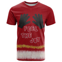 Feel The Joy Christmas T Shirt Xmas Holiday Patterns - Wonder Print Shop