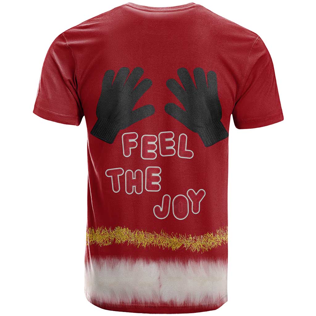 Feel The Joy Christmas T Shirt Xmas Holiday Patterns - Wonder Print Shop