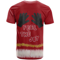Feel The Joy Christmas T Shirt Xmas Holiday Patterns - Wonder Print Shop
