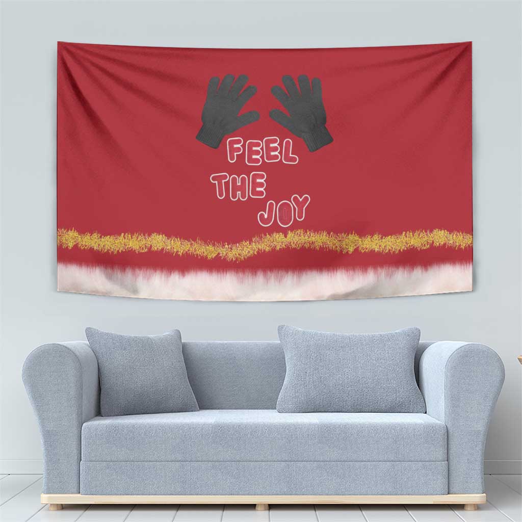 Feel The Joy Christmas Tapestry Xmas Holiday Patterns - Wonder Print Shop