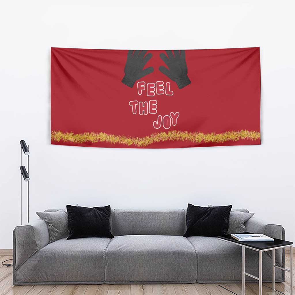 Feel The Joy Christmas Tapestry Xmas Holiday Patterns - Wonder Print Shop