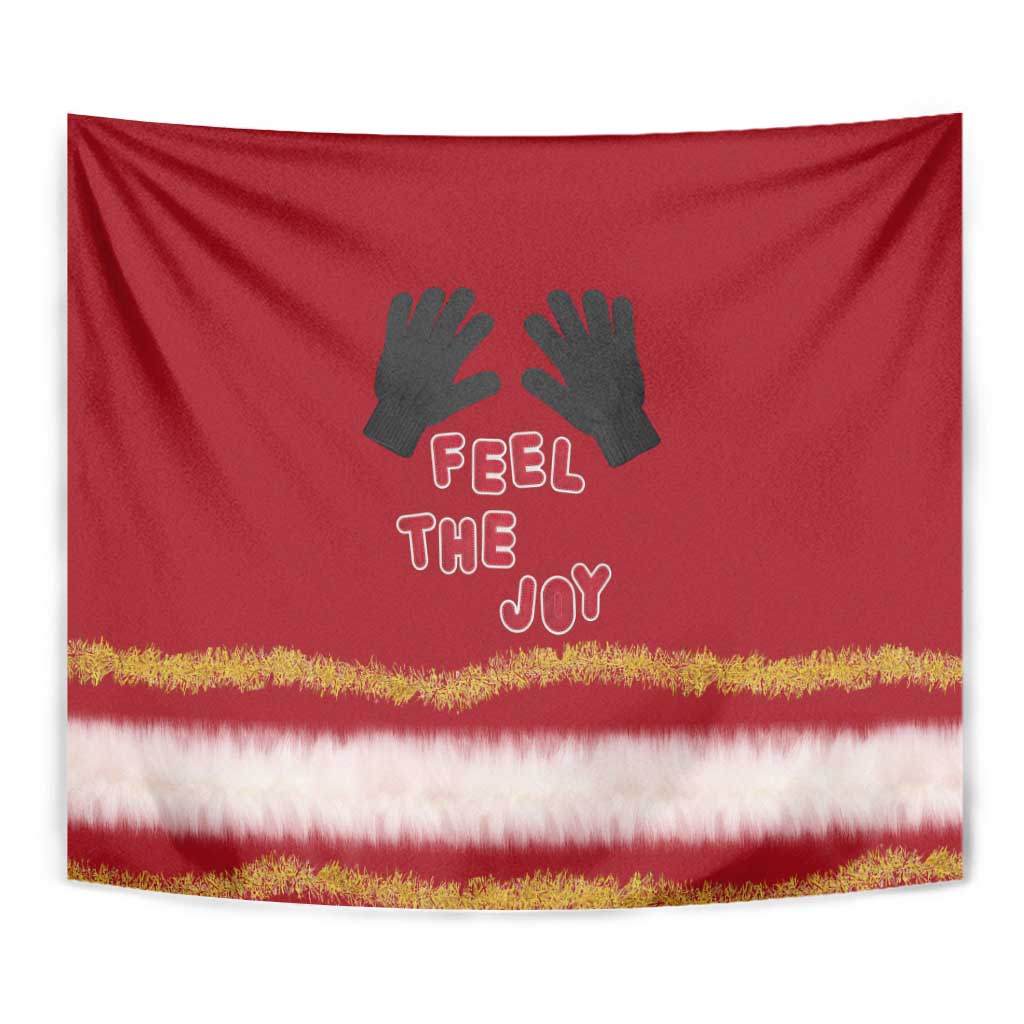 Feel The Joy Christmas Tapestry Xmas Holiday Patterns - Wonder Print Shop