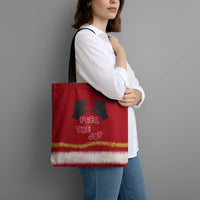 Feel The Joy Christmas Tote Bag Xmas Holiday Patterns - Wonder Print Shop