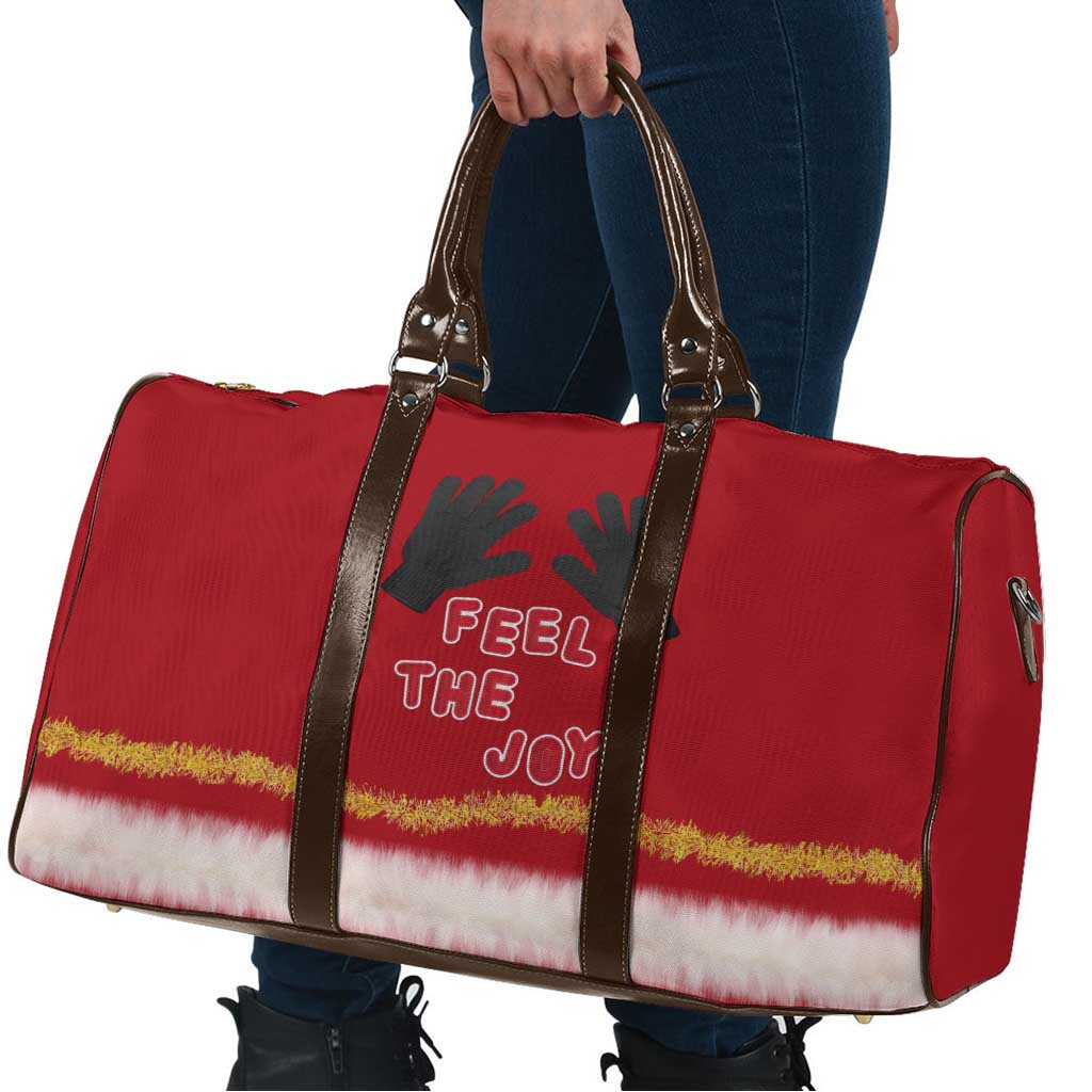 Feel The Joy Christmas Travel Bag Xmas Holiday Patterns - Wonder Print Shop