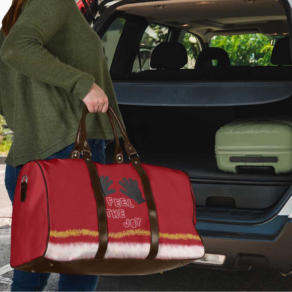 Feel The Joy Christmas Travel Bag Xmas Holiday Patterns - Wonder Print Shop