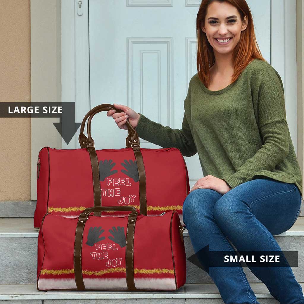 Feel The Joy Christmas Travel Bag Xmas Holiday Patterns - Wonder Print Shop