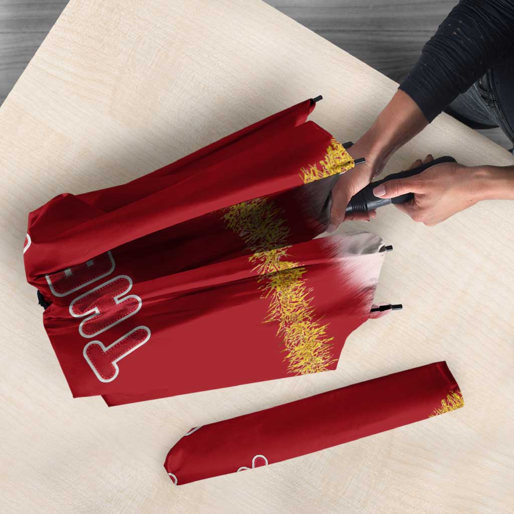 Feel The Joy Christmas Umbrella Xmas Holiday Patterns - Wonder Print Shop