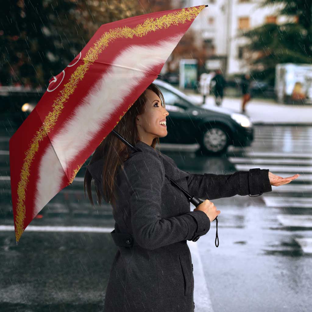 Feel The Joy Christmas Umbrella Xmas Holiday Patterns - Wonder Print Shop