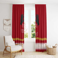 Feel The Joy Christmas Window Curtain Xmas Holiday Patterns - Wonder Print Shop