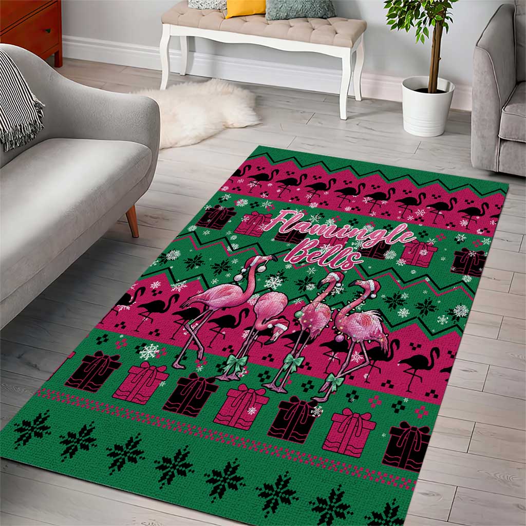 Firefighter Presents Christmas Area Rug Xmas Holiday Patterns - Wonder Print Shop
