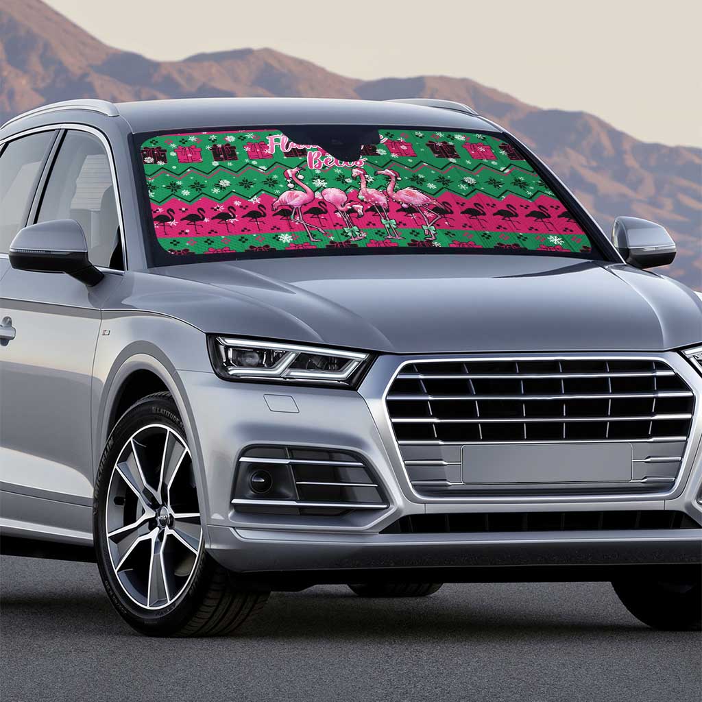 Firefighter Presents Christmas Auto Sun Shade Xmas Holiday Patterns - Wonder Print Shop