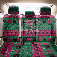Firefighter Presents Christmas Back Car Seat Cover Xmas Holiday Patterns - Wonder Print Shop