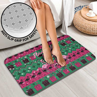 Firefighter Presents Christmas Bathroom Set Xmas Holiday Patterns - Wonder Print Shop