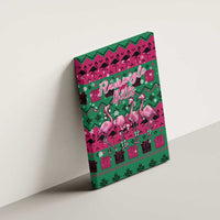 Firefighter Presents Christmas Canvas Wall Art Xmas Holiday Patterns - Wonder Print Shop