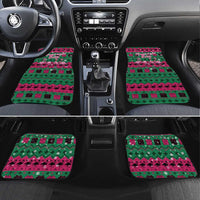 Firefighter Presents Christmas Car Mats Xmas Holiday Patterns - Wonder Print Shop