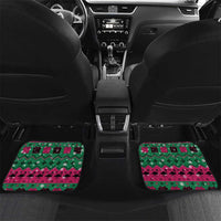Firefighter Presents Christmas Car Mats Xmas Holiday Patterns - Wonder Print Shop