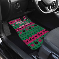 Firefighter Presents Christmas Car Mats Xmas Holiday Patterns - Wonder Print Shop