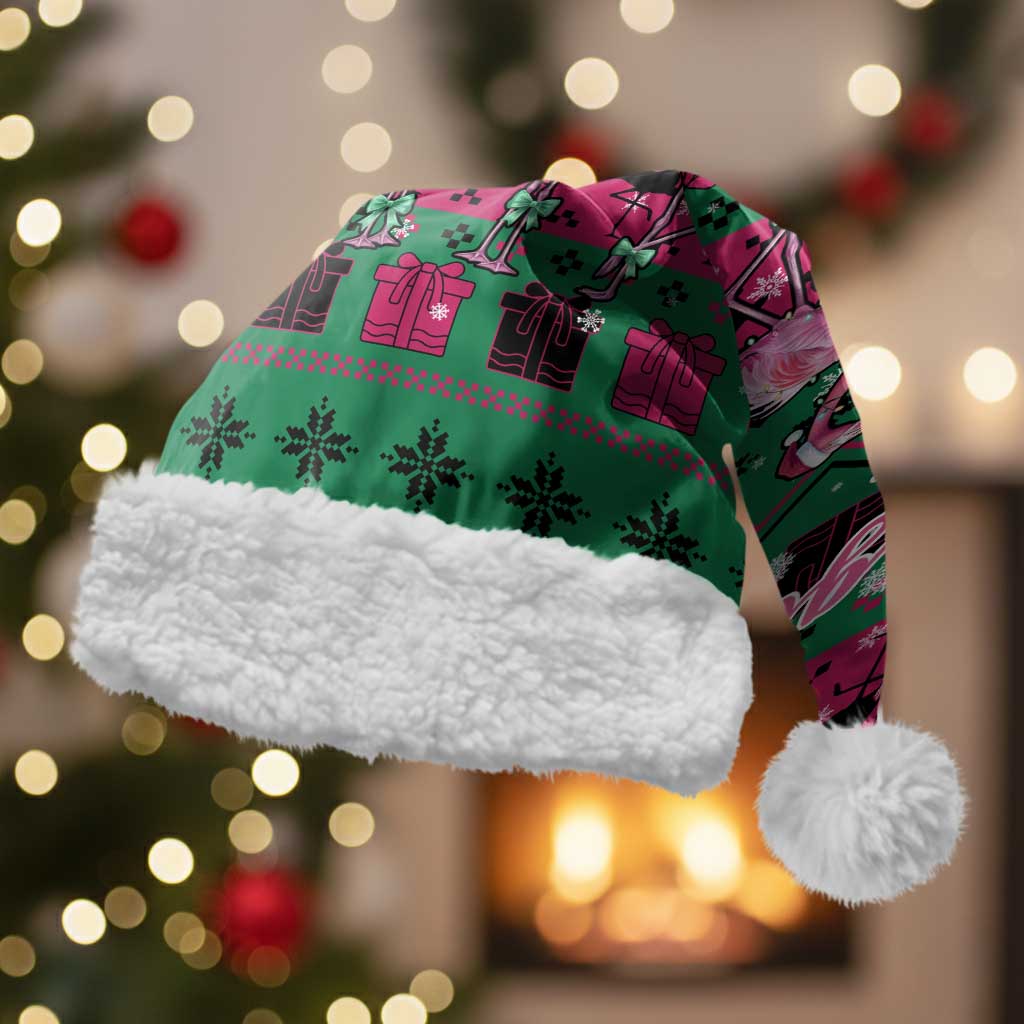 Firefighter Presents Christmas Santa Hat Xmas Holiday Patterns - Wonder Print Shop