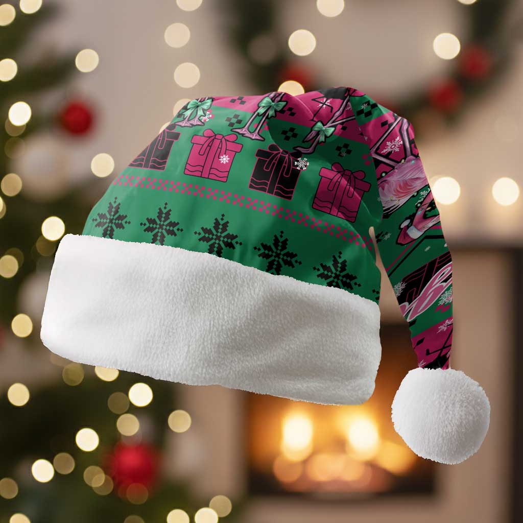 Firefighter Presents Christmas Santa Hat Xmas Holiday Patterns - Wonder Print Shop