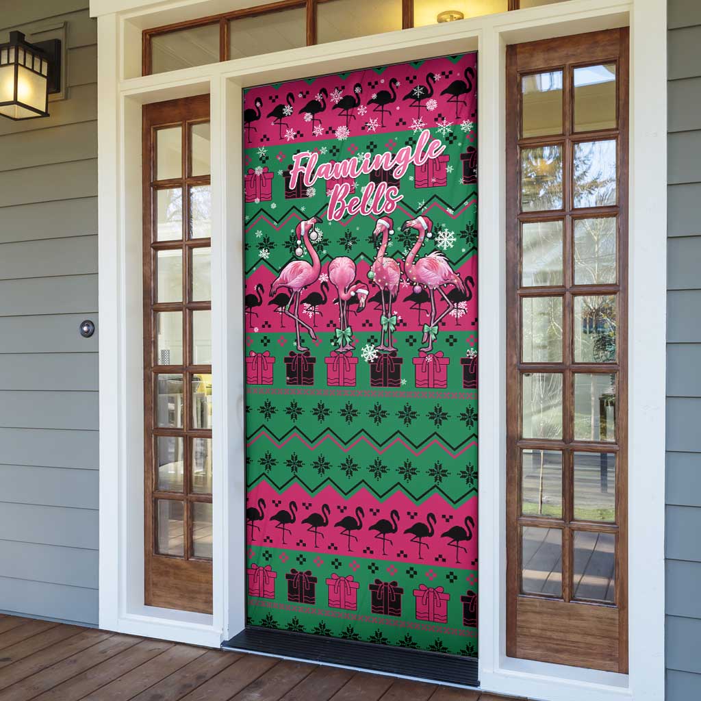 Firefighter Presents Christmas Door Cover Xmas Holiday Patterns - undefined