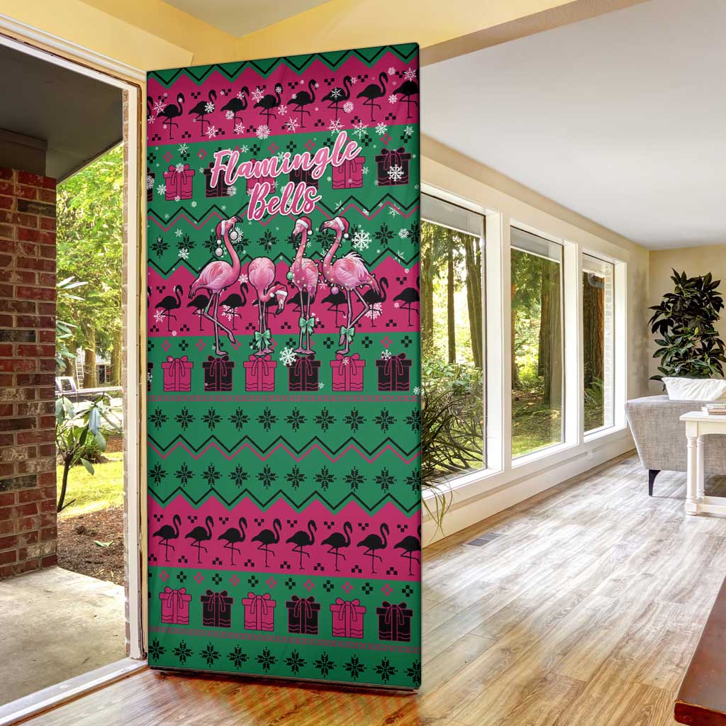Firefighter Presents Christmas Door Cover Xmas Holiday Patterns - undefined