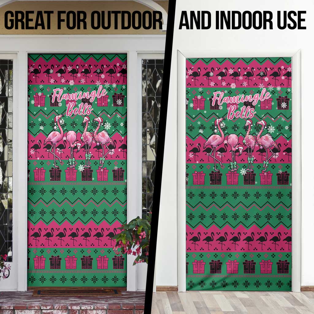 Firefighter Presents Christmas Door Cover Xmas Holiday Patterns - undefined