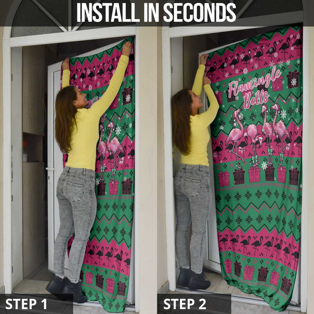 Firefighter Presents Christmas Door Cover Xmas Holiday Patterns - undefined