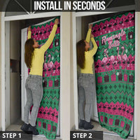 Firefighter Presents Christmas Door Cover Xmas Holiday Patterns - undefined