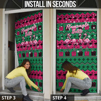 Firefighter Presents Christmas Door Cover Xmas Holiday Patterns - undefined