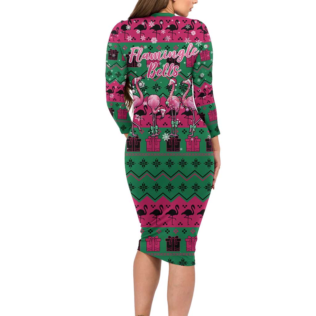 Firefighter Presents Christmas Family Matching Long Sleeve Bodycon Dress and Hawaiian Shirt Xmas Holiday Patterns - Wonder Print Shop