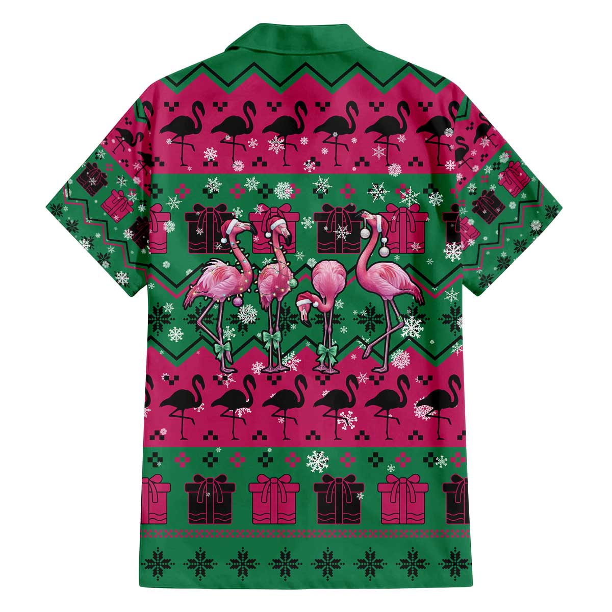 Firefighter Presents Christmas Family Matching Off The Shoulder Long Sleeve Dress and Hawaiian Shirt Xmas Holiday Patterns - Wonder Print Shop