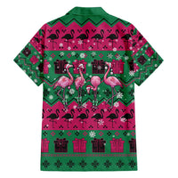 Firefighter Presents Christmas Family Matching Off Shoulder Short Dress and Hawaiian Shirt Xmas Holiday Patterns - Wonder Print Shop