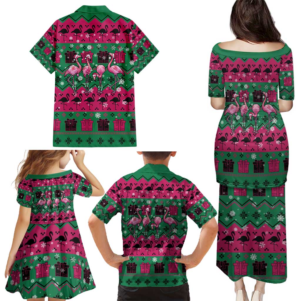 Firefighter Presents Christmas Family Matching Puletasi and Hawaiian Shirt Xmas Holiday Patterns - Wonder Print Shop
