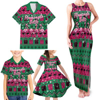 Firefighter Presents Christmas Family Matching Tank Maxi Dress and Hawaiian Shirt Xmas Holiday Patterns - Wonder Print Shop