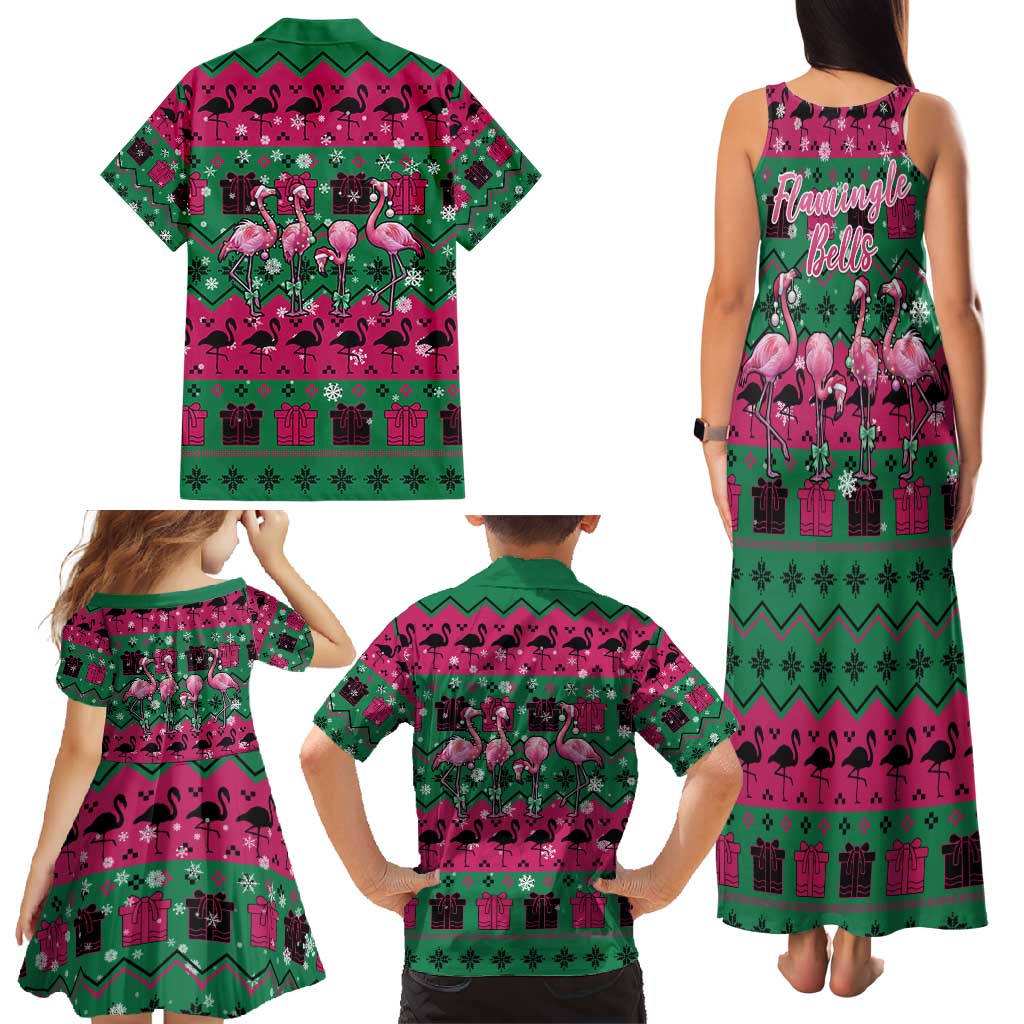 Firefighter Presents Christmas Family Matching Tank Maxi Dress and Hawaiian Shirt Xmas Holiday Patterns - Wonder Print Shop