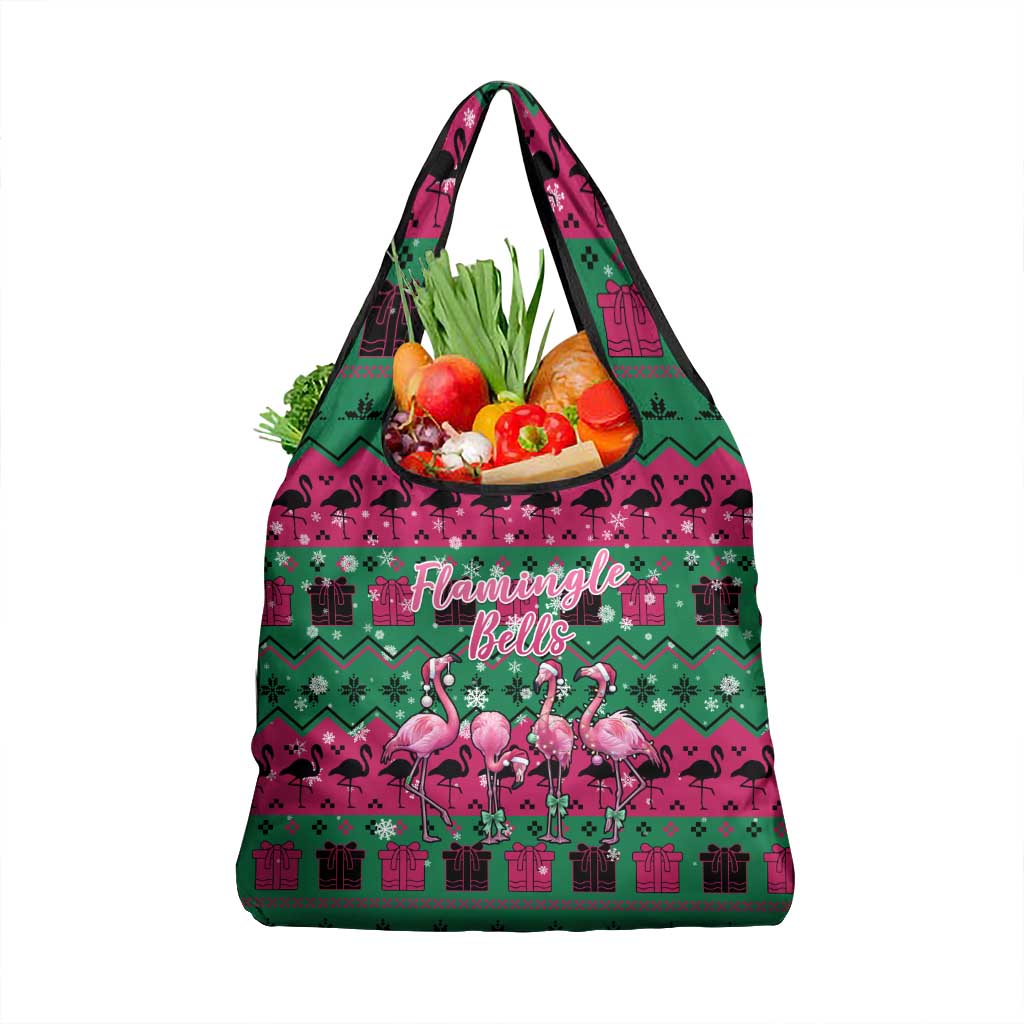 Firefighter Presents Christmas Grocery Bag Xmas Holiday Patterns - Wonder Print Shop